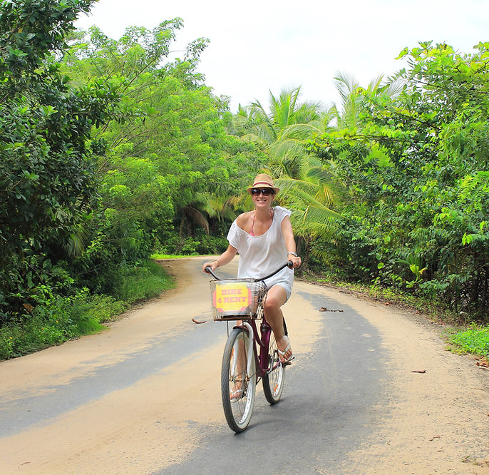 Bicycle ride at Casa Pronoia