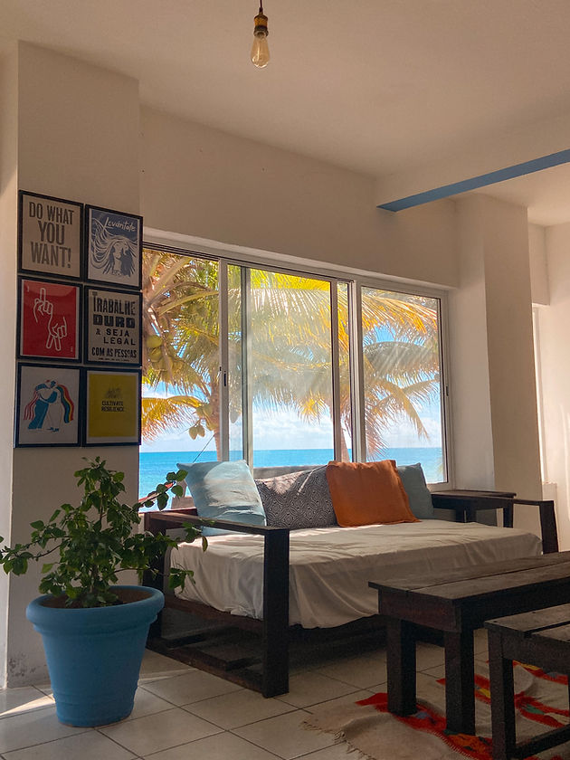 Living room at Casa Pronoia