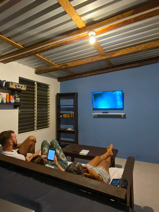 Sofa room at Casa Pronoia