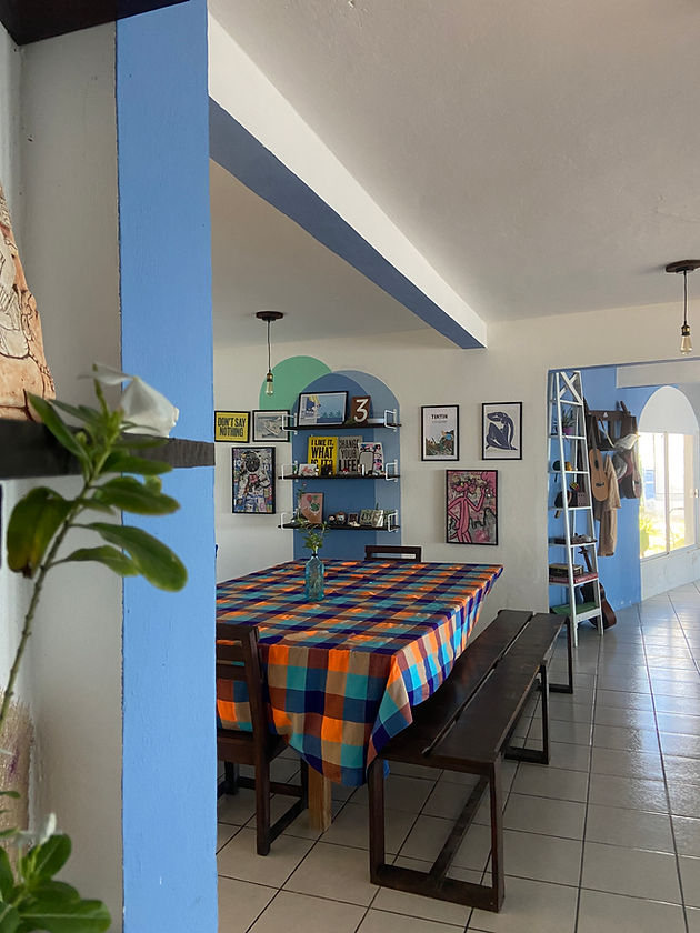 Dining area at Casa Pronoia