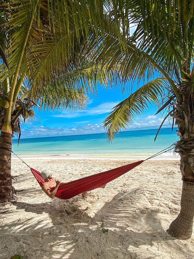 Hammock at the front yard